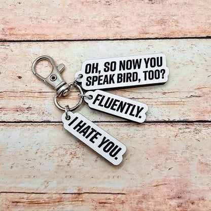 Heated Rivalry Quote Keychain Set, Hollanov Book Inspired Keychains, Shane Hollander Ilya Rozanov Fan Gift, Booktok Hockey Romance Merch