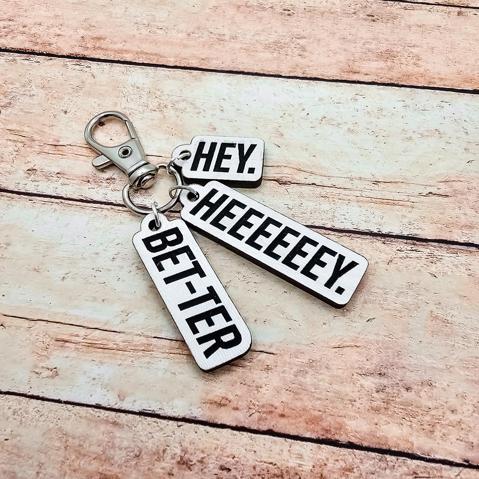 Heated Rivalry Quote Keychain Set, Hollanov Book Inspired Keychains, Shane Hollander Ilya Rozanov Fan Gift, Booktok Hockey Romance Merch