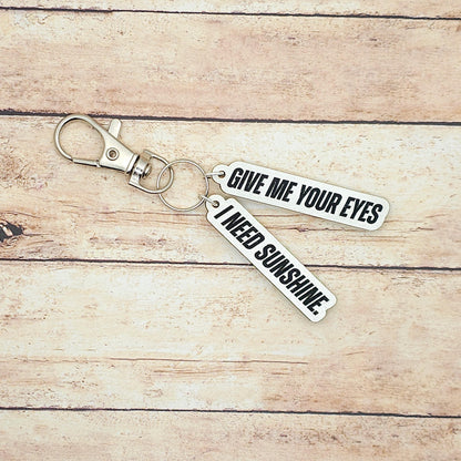 Heated Rivalry Keychain Set | Hollanov Romance Quote | Hockey Gift for Fans | BookTok Inspired | MM Romance Accessory
