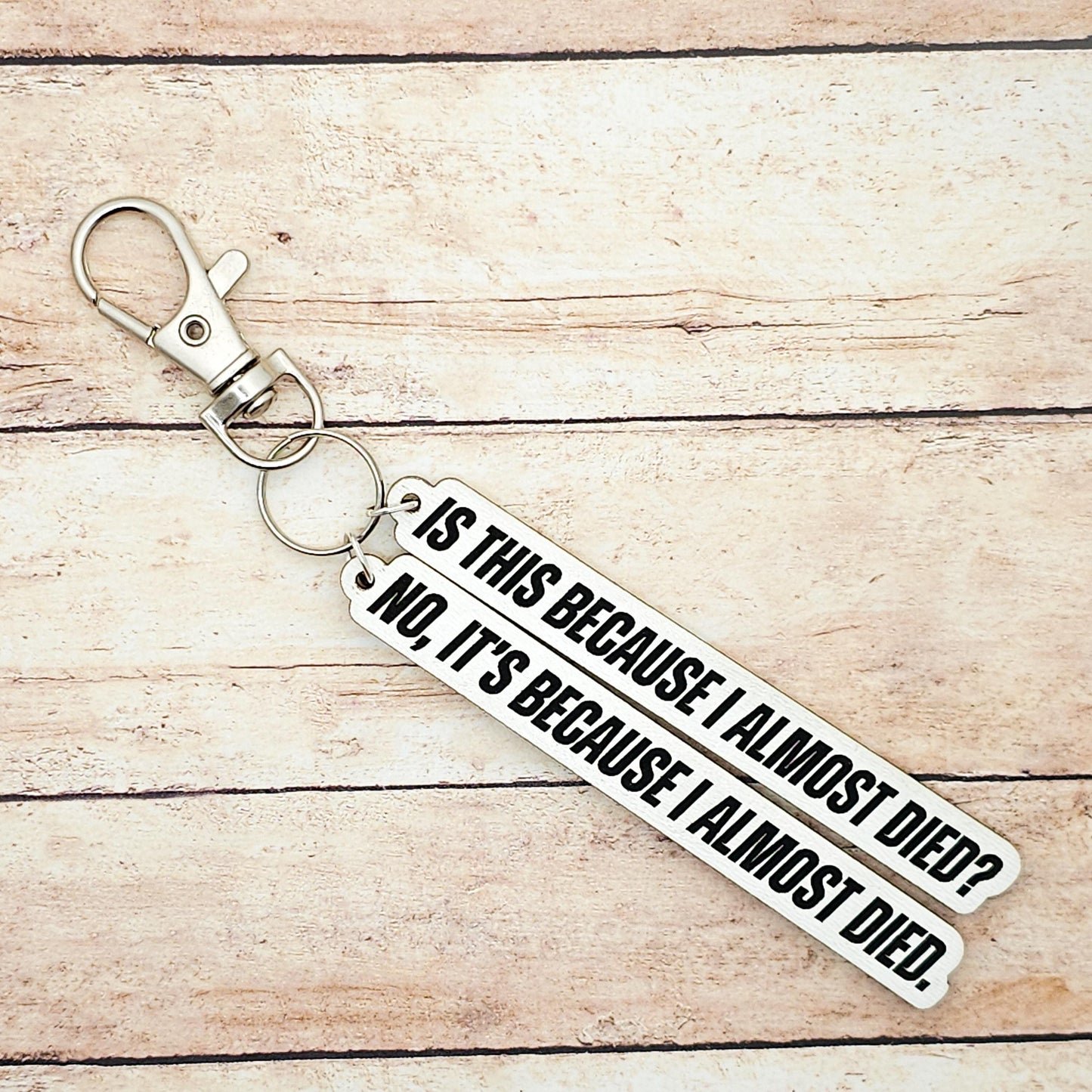 Heated Rivalry Hollanov Inspired 2 Piece Keychain Set – Shane Hollander & Ilya Rozanov Hockey Romance Quote Gift for Booktok Fans