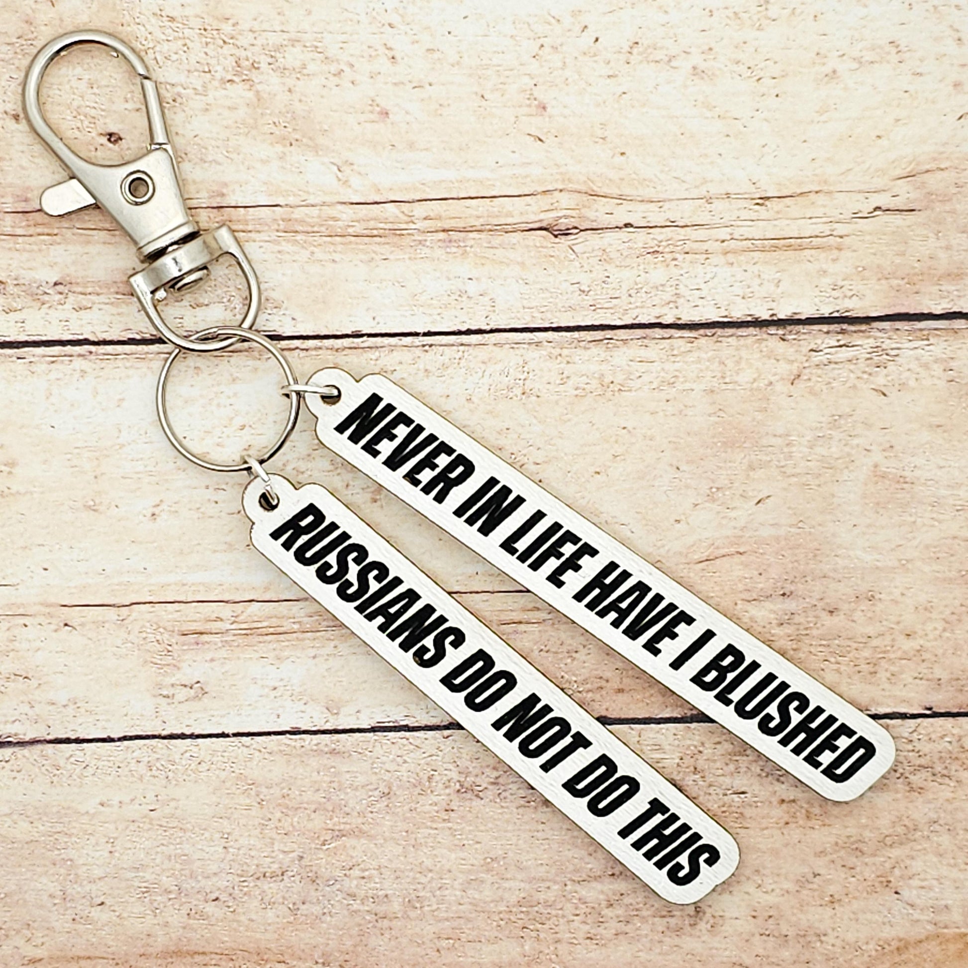 Heated Rivalry Keychain Set | Hollanov Romance Quote | Hockey Gift for Fans | BookTok Inspired | MM Romance Accessory