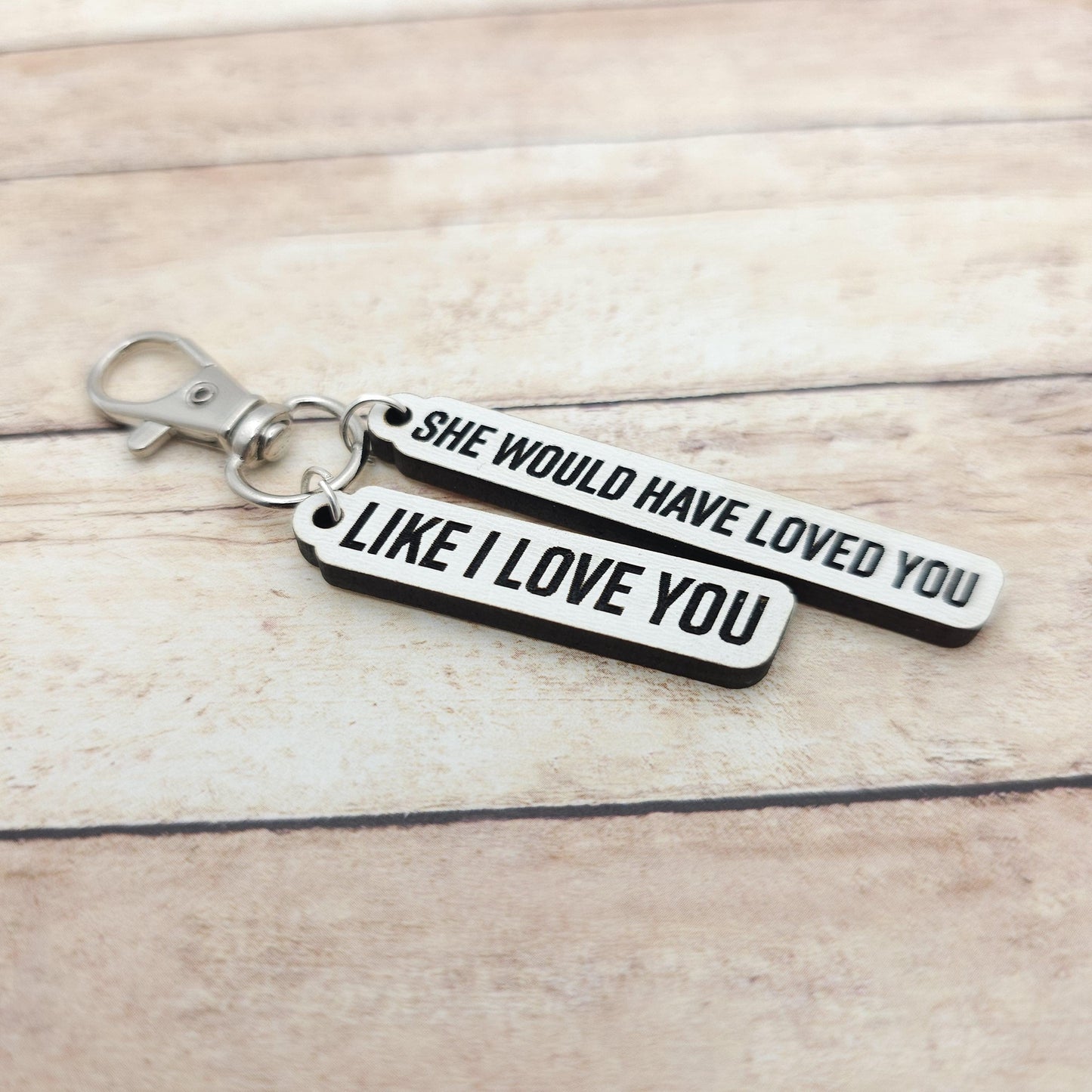 Heated Rivalry Quote Keychain She Would Have Loved You Like I Love You, Ilya Shane Book Quote Charm, BookTok Romance Reader Gift Engraved