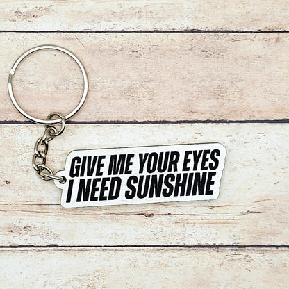 Heated Rivalry Quote Keychains MDF Fan Gift Hockey Romance Inspired Keyring White Finish Bookish Merch Silver or Gold Chain