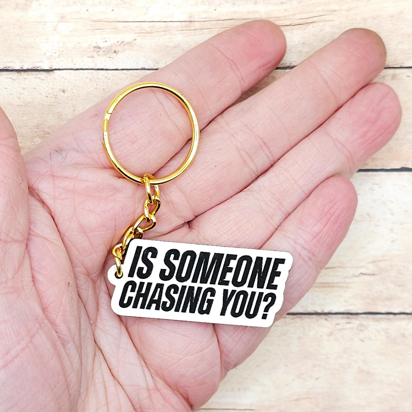 Heated Rivalry Quote Keychains MDF Fan Gift Hockey Romance Inspired Keyring White Finish Bookish Merch Silver or Gold Chain