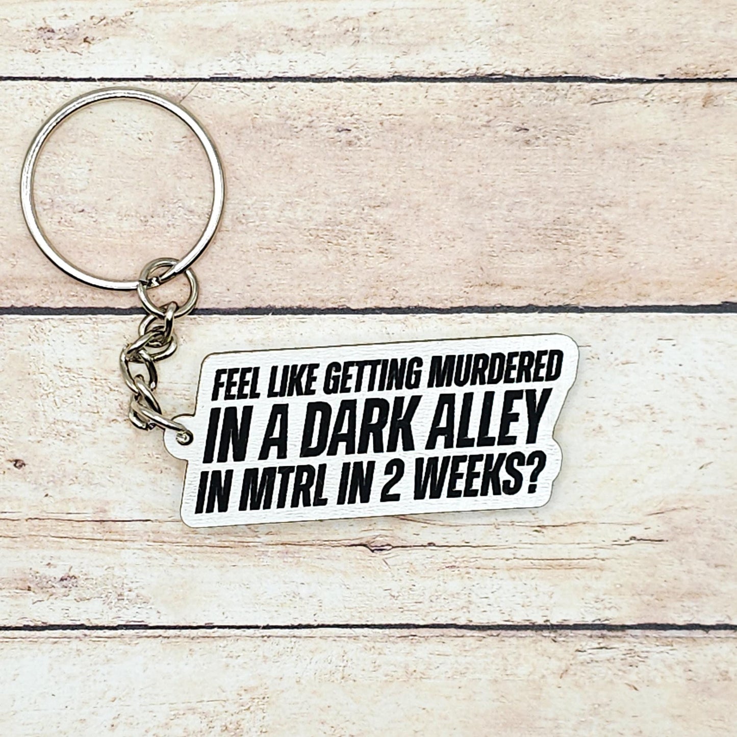 Heated Rivalry Quote Keychains MDF Fan Gift Hockey Romance Inspired Keyring White Finish Bookish Merch Silver or Gold Chain