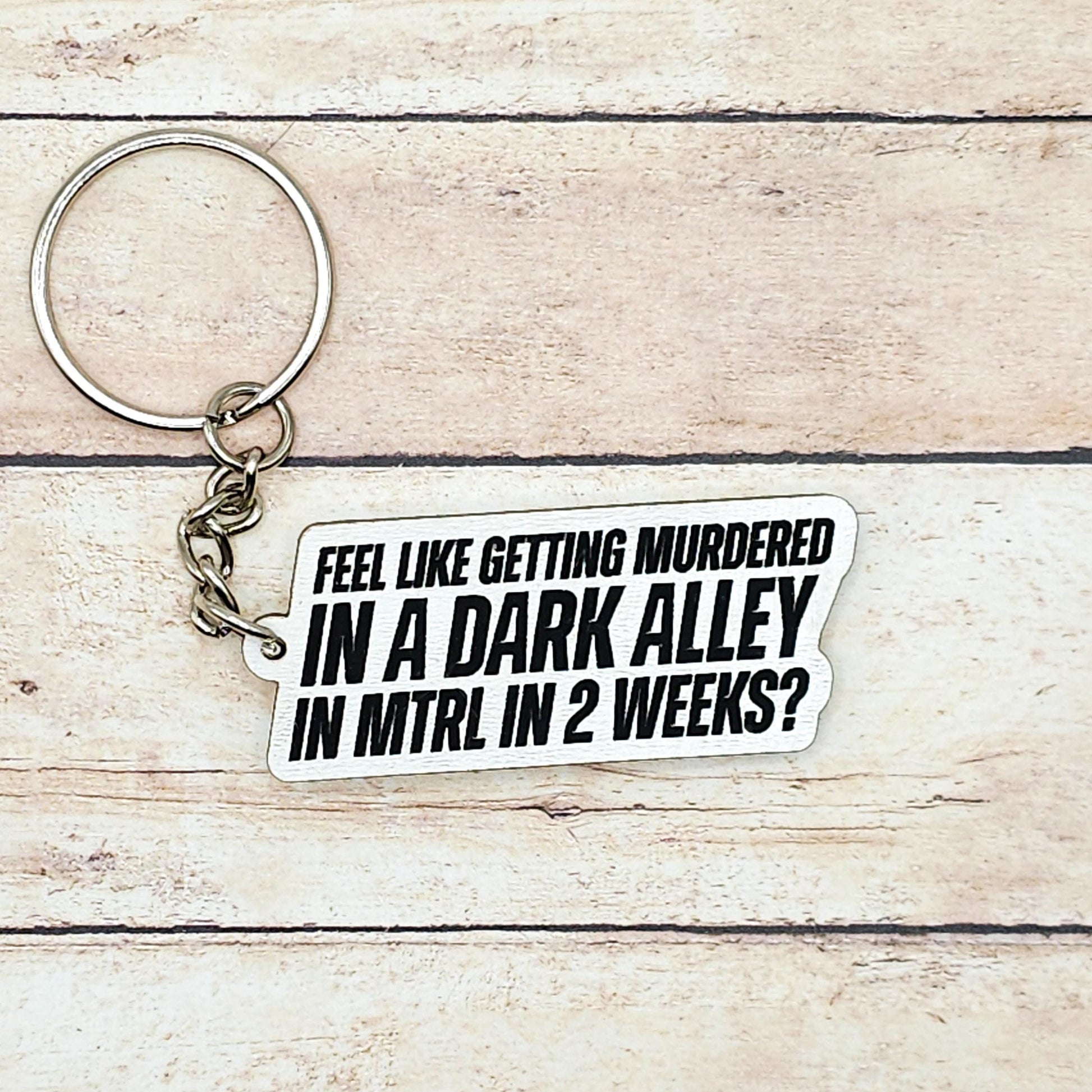 Heated Rivalry Quote Keychains MDF Fan Gift Hockey Romance Inspired Keyring White Finish Bookish Merch Silver or Gold Chain