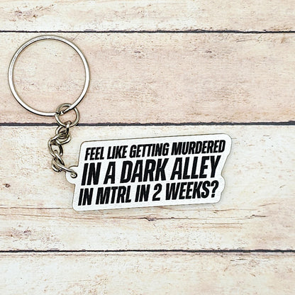 Heated Rivalry Quote Keychains MDF Fan Gift Hockey Romance Inspired Keyring White Finish Bookish Merch Silver or Gold Chain