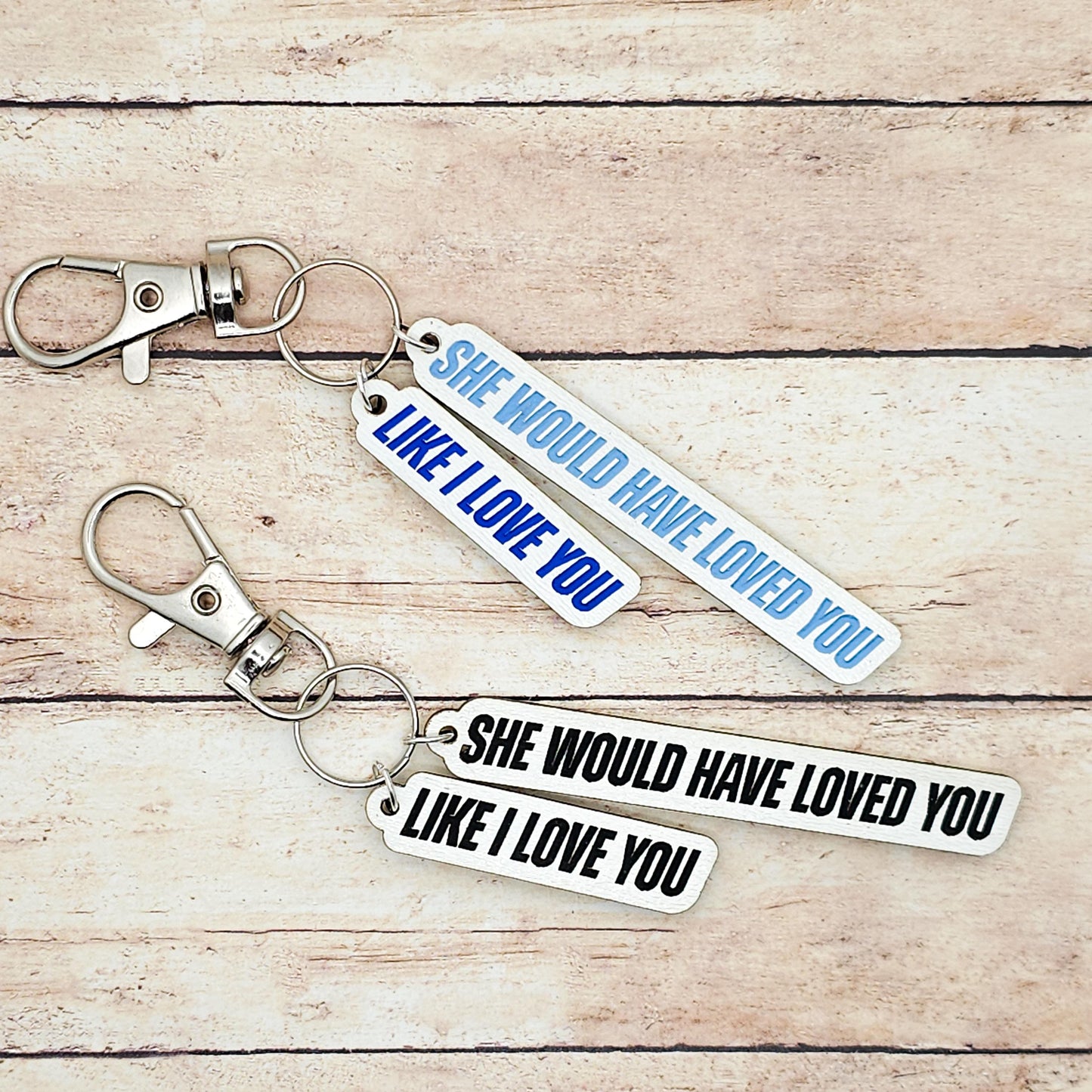Heated Rivalry Quote Keychain Two Piece Charm She Would Have Loved You Like I Love You Bookish Gift Custom Engraving Color MDF Keychain