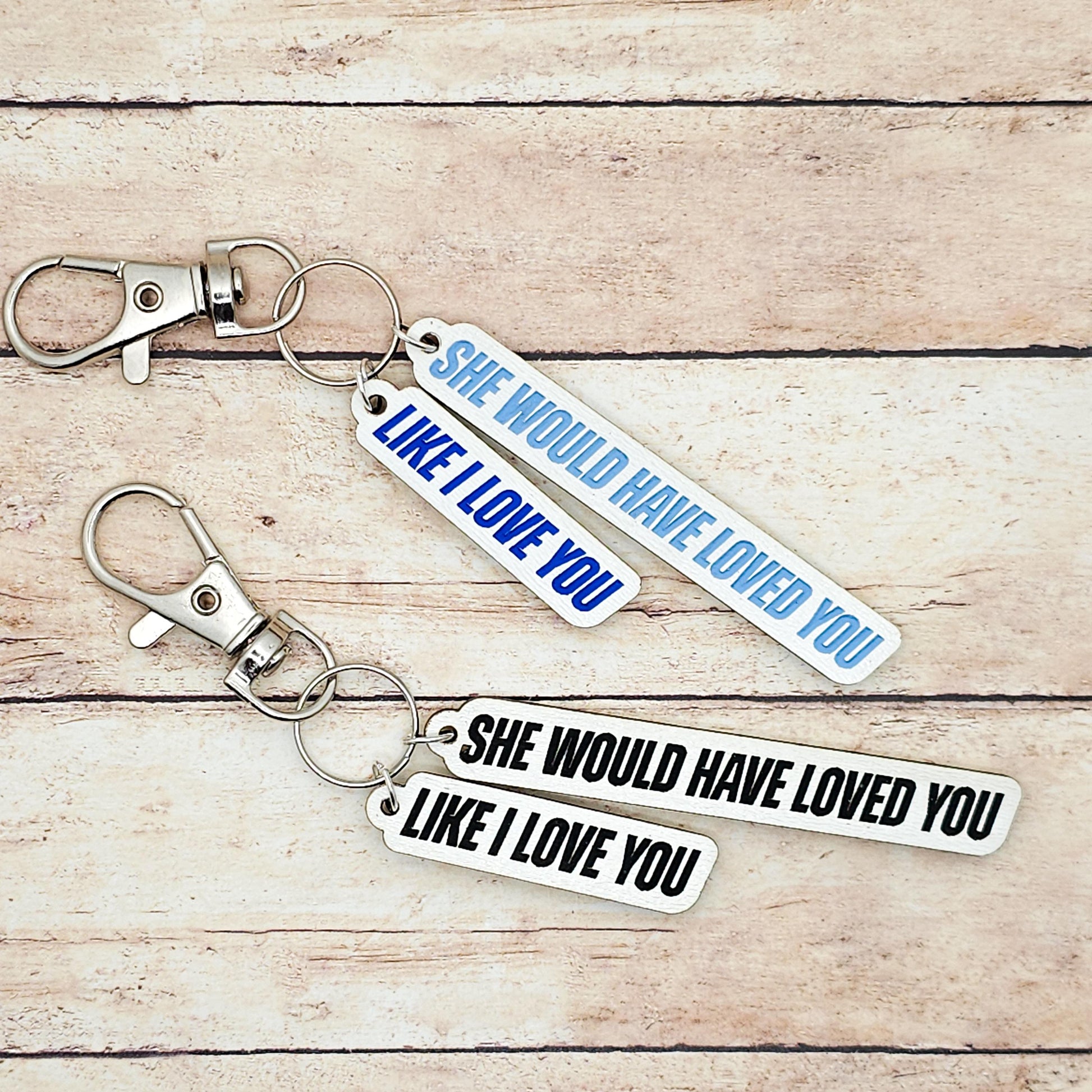 Heated Rivalry Quote Keychain Two Piece Charm She Would Have Loved You Like I Love You Bookish Gift Custom Engraving Color MDF Keychain