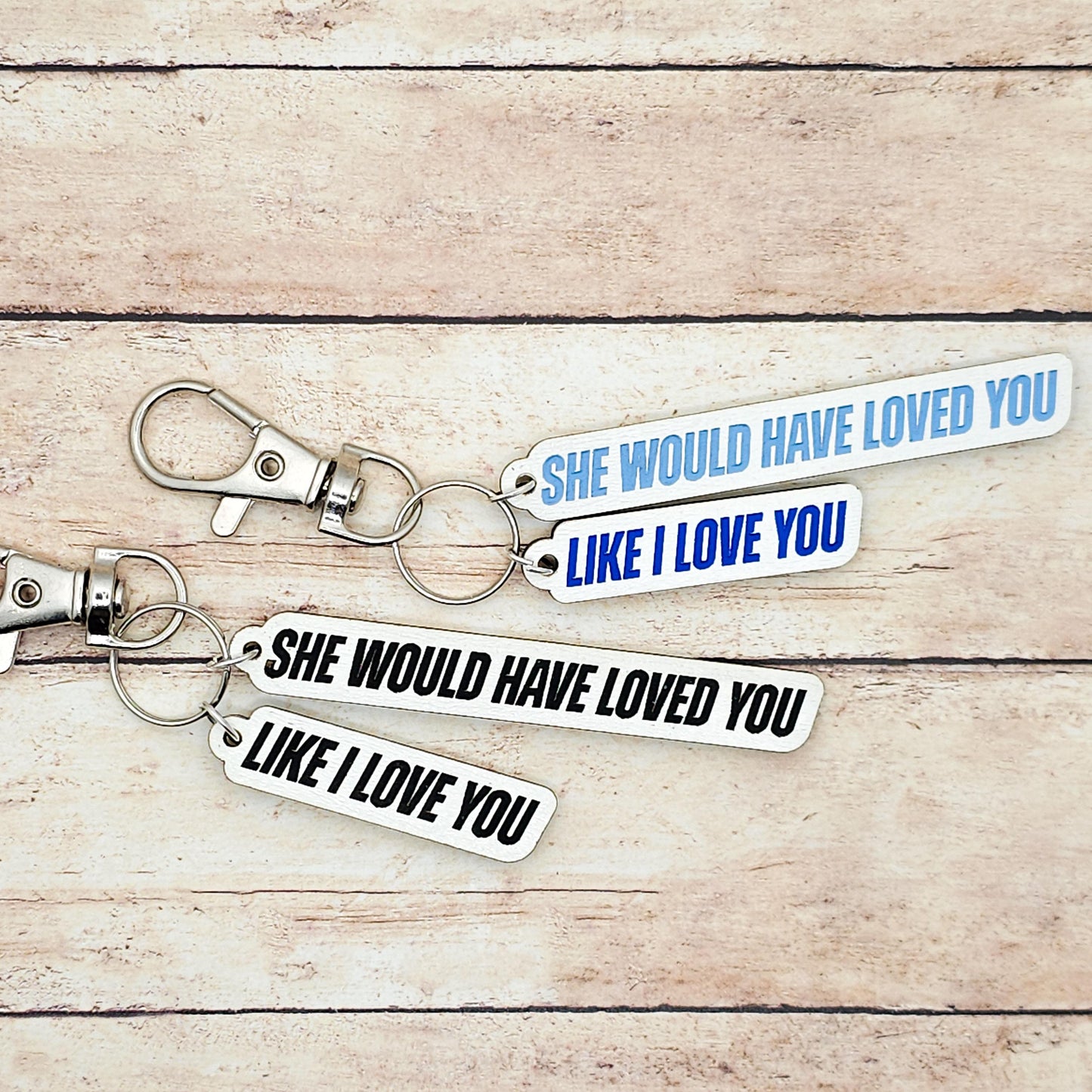 Heated Rivalry Quote Keychain Two Piece Charm She Would Have Loved You Like I Love You Bookish Gift Custom Engraving Color MDF Keychain