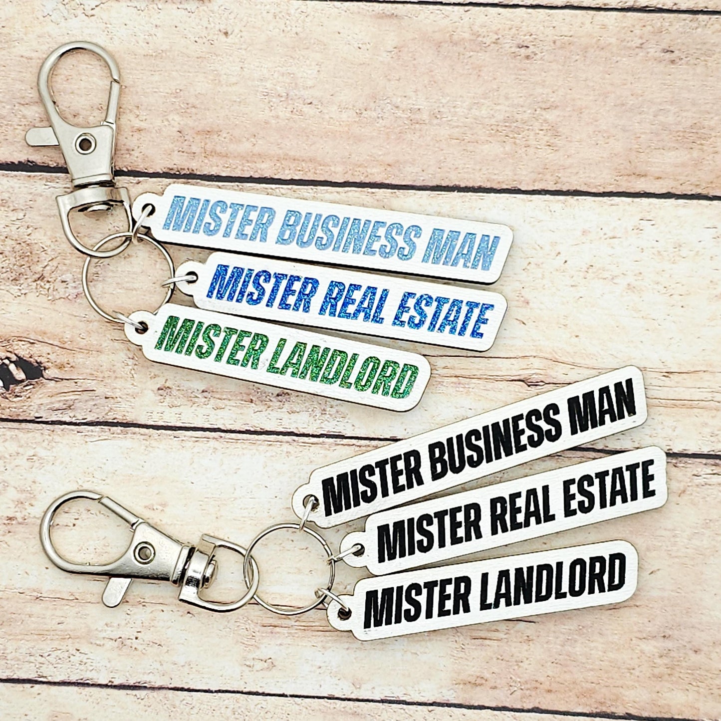 Heated Rivalry Keychain: Mister Business Man, Real Estate, Landlord Charm accessory