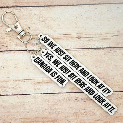 Heated Rivalry Quote Keychain Set, Hollanov Book Inspired Keychains, Shane Hollander Ilya Rozanov Fan Gift, Booktok Hockey Romance Merch