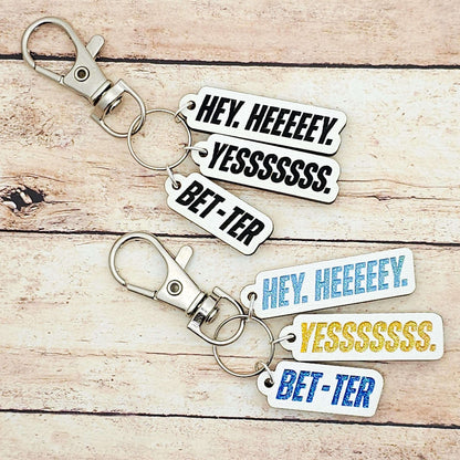 Heated Rivalry Hospital Scene Quote Keychain, Rachel Reid Fan Bookish Accessory