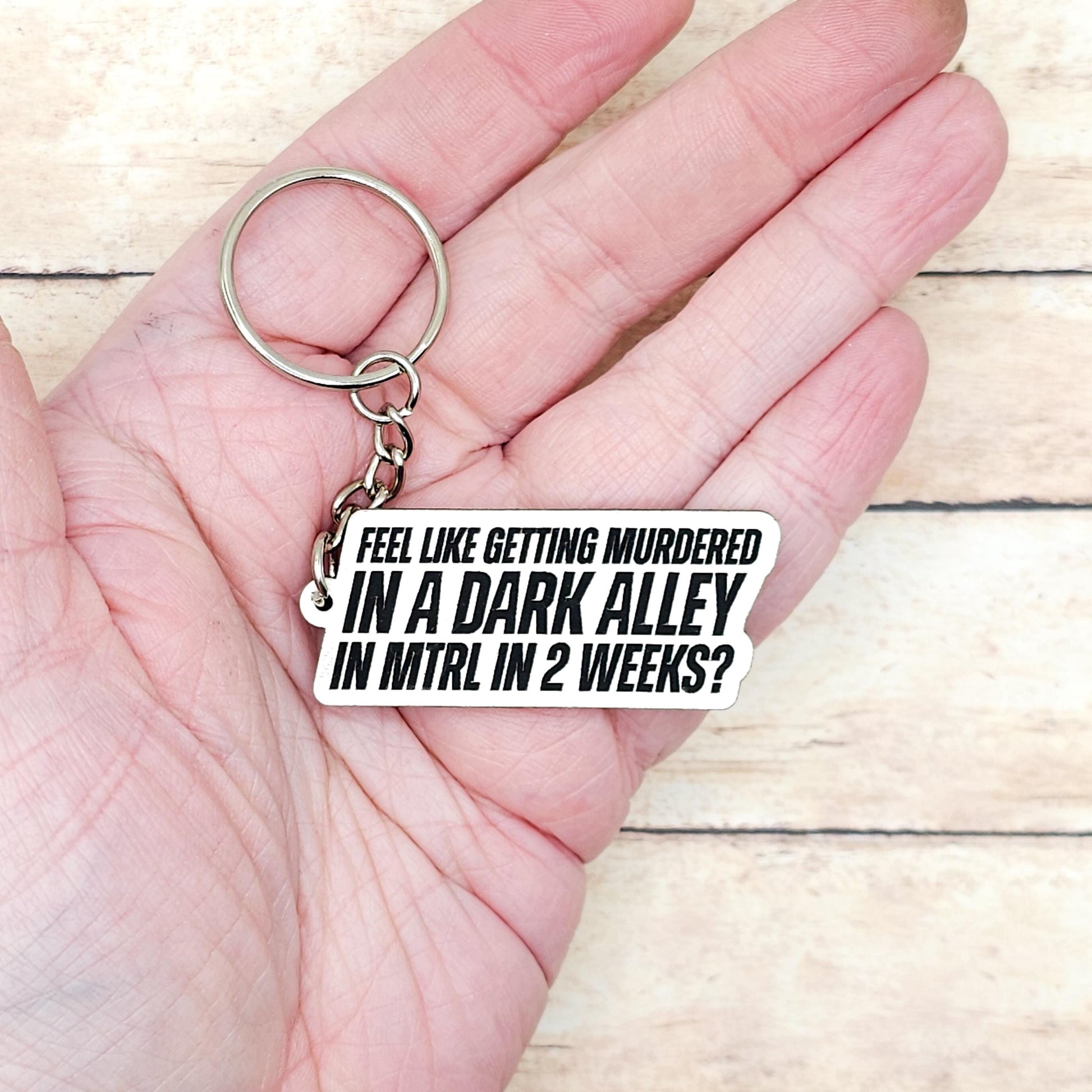 Heated Rivalry Quote Keychains MDF Fan Gift Hockey Romance Inspired Keyring White Finish Bookish Merch Silver or Gold Chain