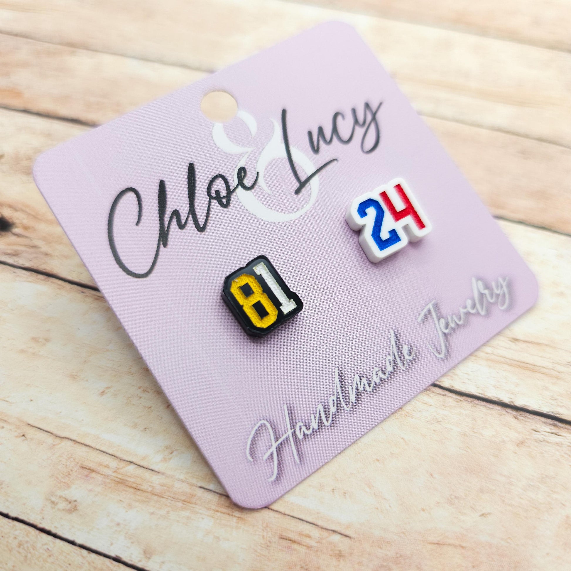 Heated Rivalry 24 81 Stud Earrings Shane Hollander Ilya Rozanov White Black Acrylic Engraved Numbers Hockey Romance Bookish Gift Fans