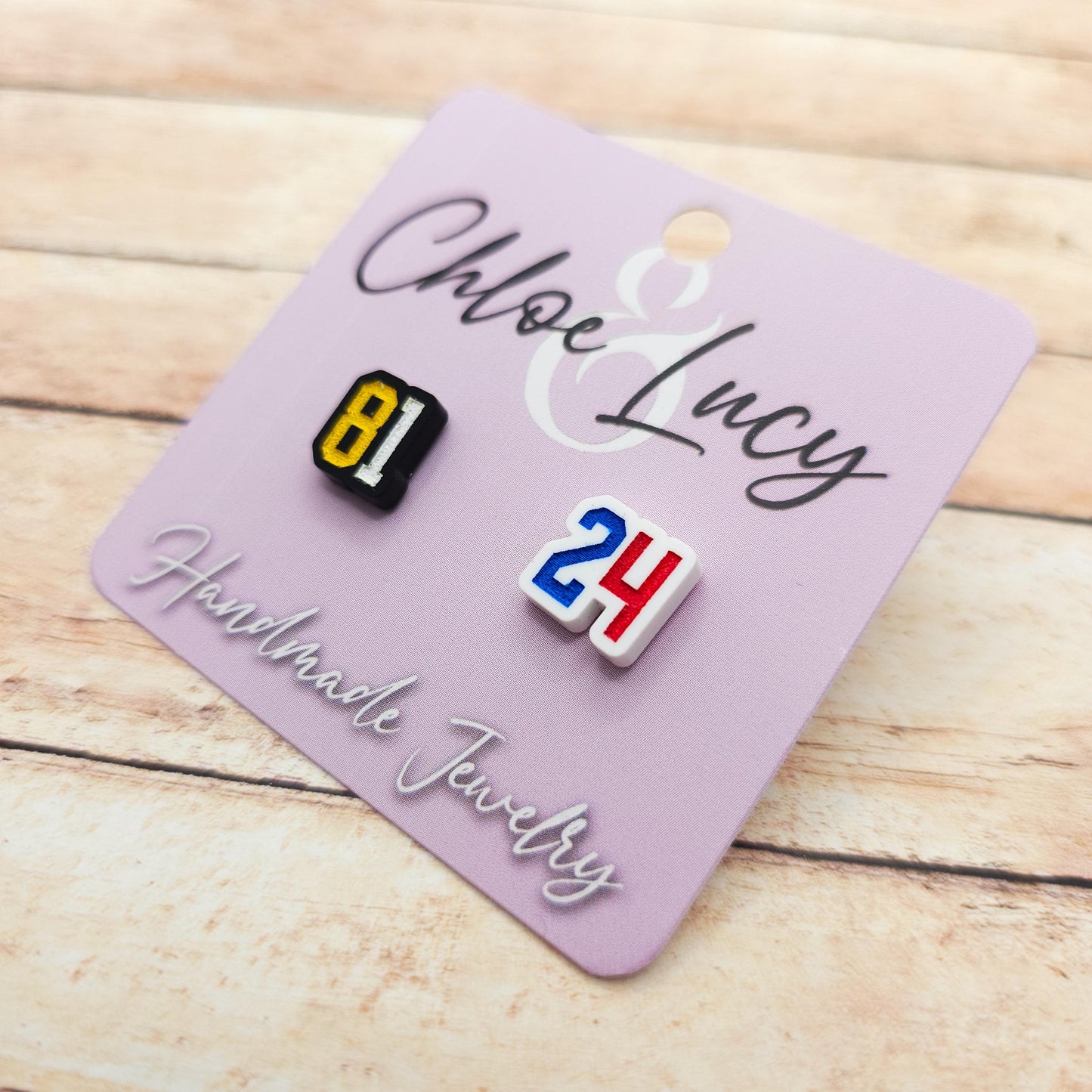 Heated Rivalry 24 81 Stud Earrings Shane Hollander Ilya Rozanov White Black Acrylic Engraved Numbers Hockey Romance Bookish Gift Fans