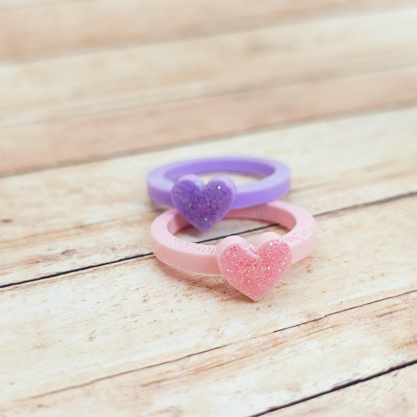 Heated Rivalry Inspired Acrylic Rings Set, Laser Cut Glitter Heart Rings, Funny Proposal Quote Rings, Bookish Couple Jewelry Gift