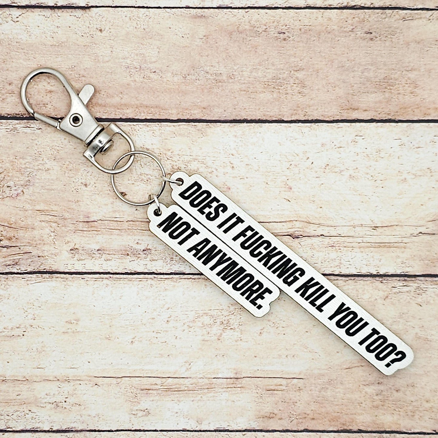 Heated Rivalry TV Quote Keychain Does It Fucking Kill You Too Not Anymore Shane Ilya Hollander Inspired MDF Keychain Fan Gift