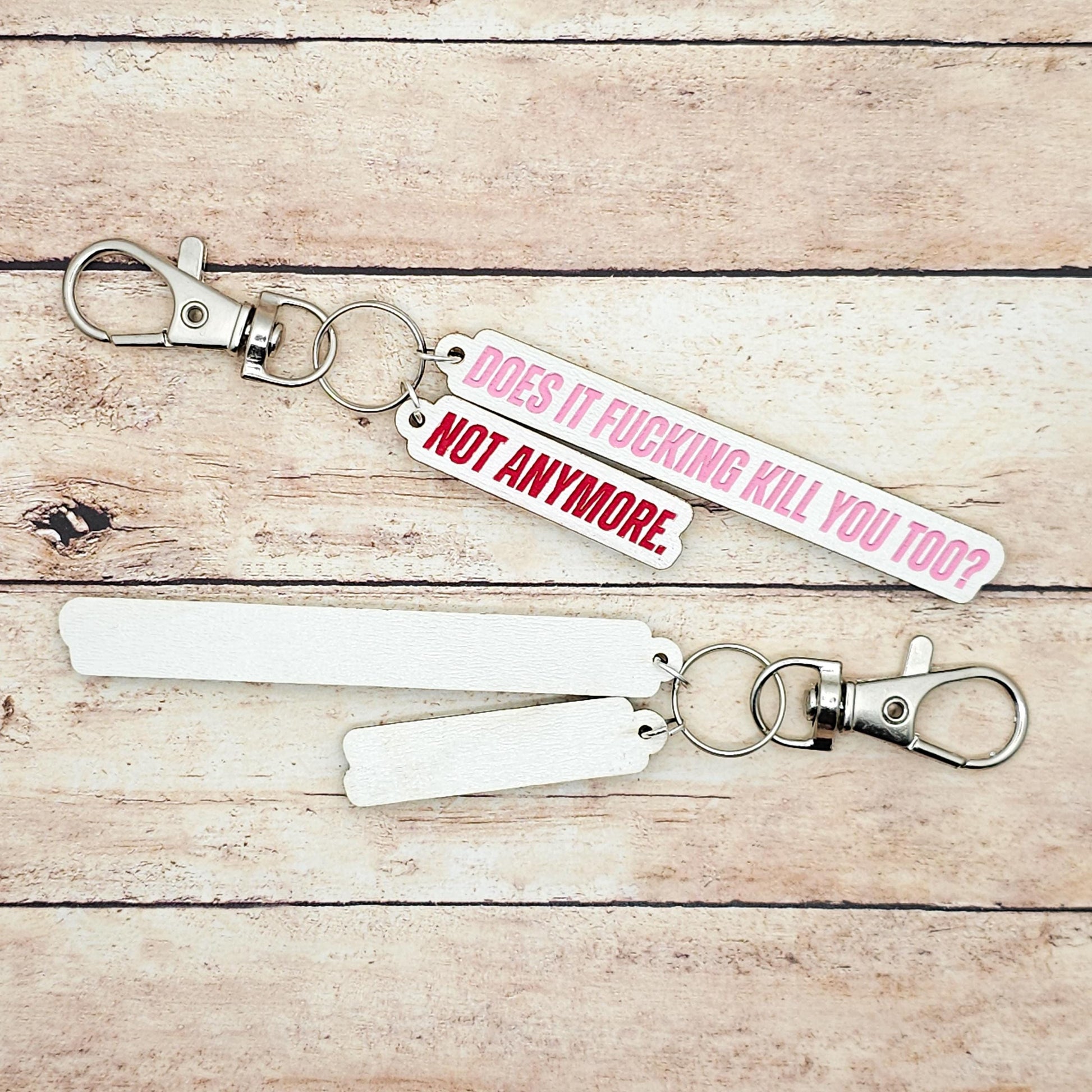 Heated Rivalry TV Quote Keychain Does It Fucking Kill You Too Not Anymore Shane Ilya Hollander Inspired MDF Keychain Fan Gift