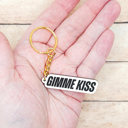 Engraved Quote Keychain, Bookish Gift for Readers, MDF Keyring, Literary Inspired Accessory, Gold or Silver Hardware, Reader Gift