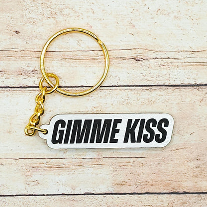 Engraved Quote Keychain, Bookish Gift for Readers, MDF Keyring, Literary Inspired Accessory, Gold or Silver Hardware, Reader Gift