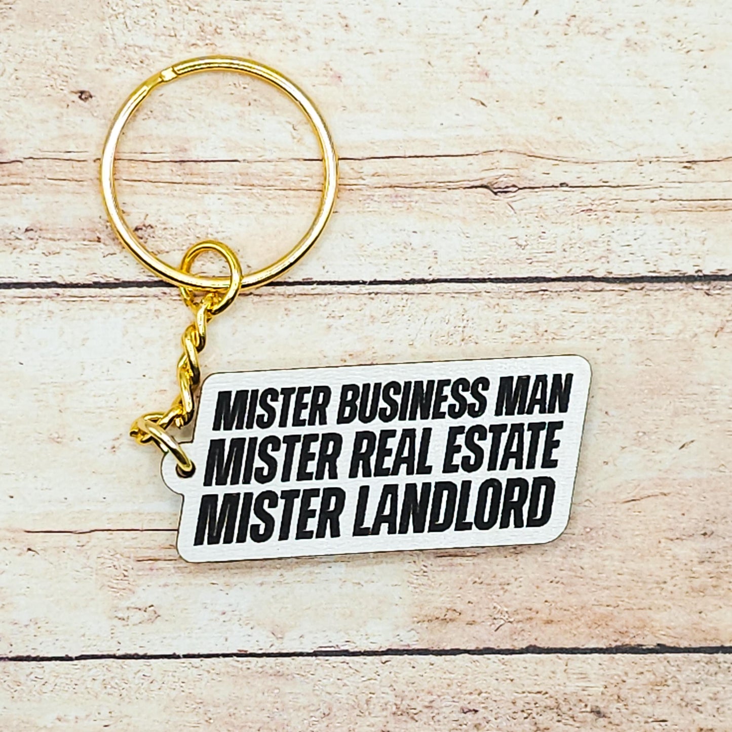 Engraved Quote Keychain, Bookish Gift for Readers, MDF Keyring, Literary Inspired Accessory, Gold or Silver Hardware, Reader Gift