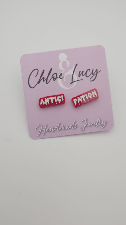 Rocky Horror Picture Show Inspired Stud Earrings: Antici.... PATION!