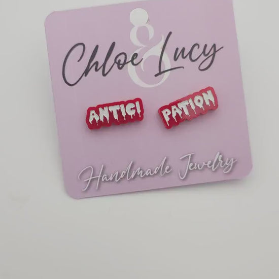 Rocky Horror Picture Show Inspired Stud Earrings: Antici.... PATION!