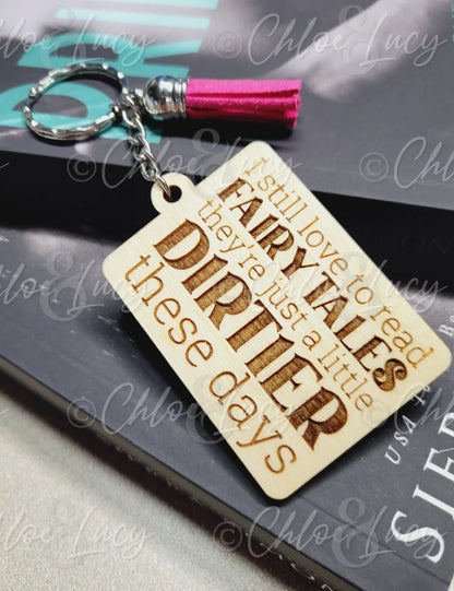 I Still Love to Read Fairy Tales Keychain - Chloe and Lucy