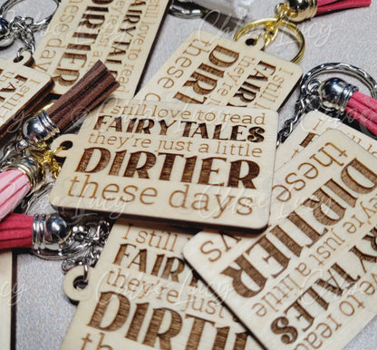 I Still Love to Read Fairy Tales Keychain - Chloe and Lucy