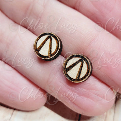 Borderlands Vault Hunter Stud Earrings - Chloe and Lucy