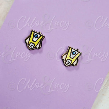 Borderlands Claptrap Stud Earrings - Chloe and Lucy