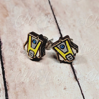 Borderlands Claptrap Stud Earrings - Chloe and Lucy